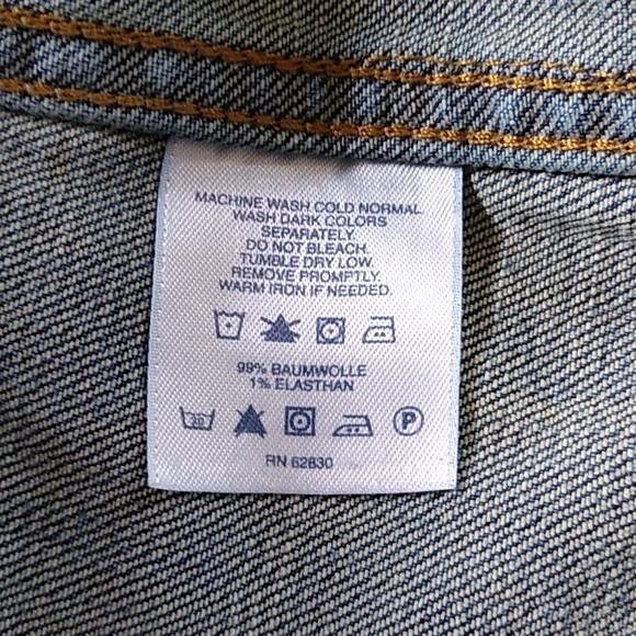 Lands End Denim Jacket Small - Picture 5 of 5